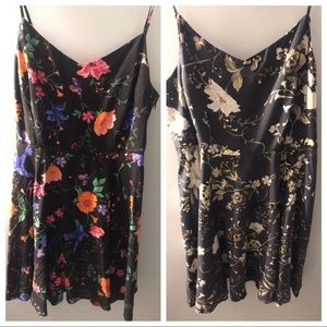Lot of 2 Fit & Flare Floral Old Navy Dresses - XL